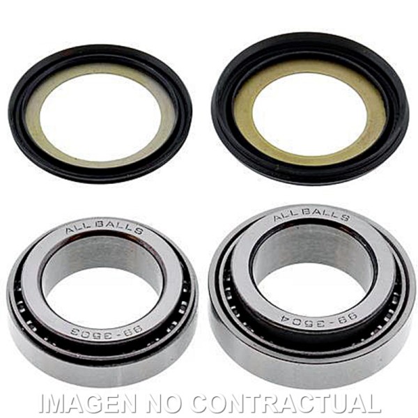 Kit de rodamientos y retenes columna de dirección All Balls 22-1014