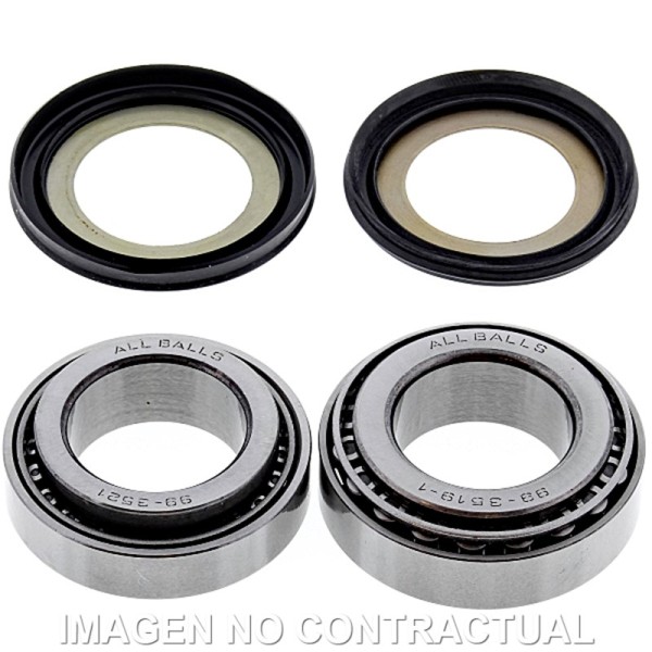 Kit de rodamientos y retenes columna de dirección All Balls 22-1050