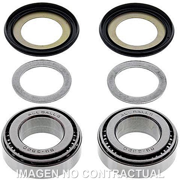 Kit de rodamientos y retenes columna de dirección All Balls 22-1057