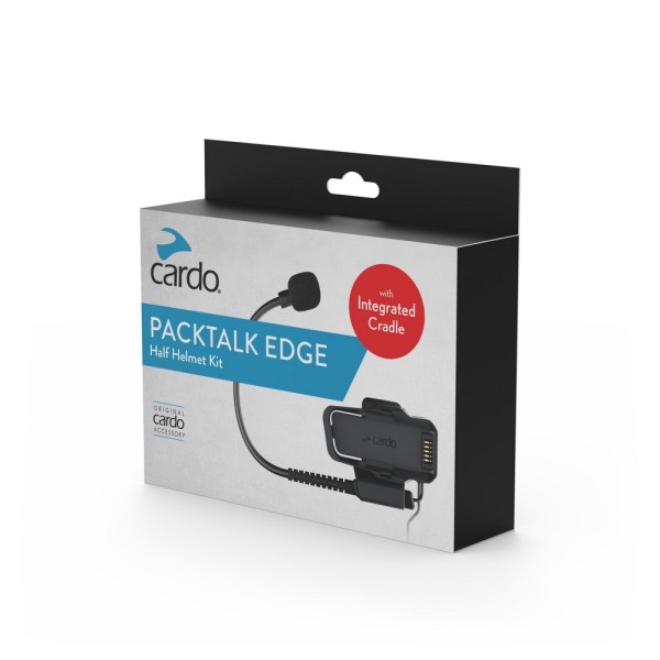 BASE DE AUDIO CON MICRO EXTERNO CARDO PACKTALK EDGE / PRO CON BASE PARA CASCO JET