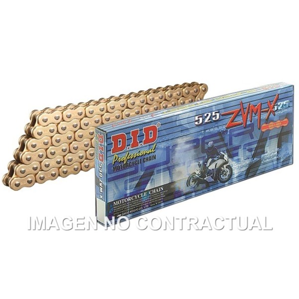 Cadena DID 525 ZVM-X (G&G) x 118 R
