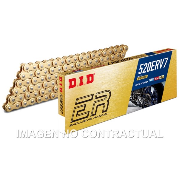 Cadena DID 520 ERV7 (G&G) X 114 R