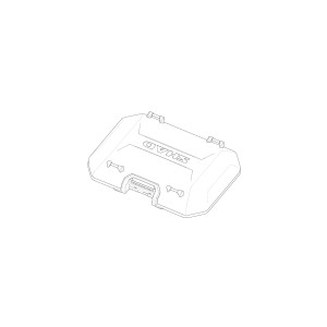 TAPA ENTERA  MALETA TRASERA TERRA DE ALUMINIO BLACK