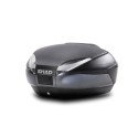 TOP CASE SH48 GRIS OSCURO + TAPA CARBONO + RESPALDO
