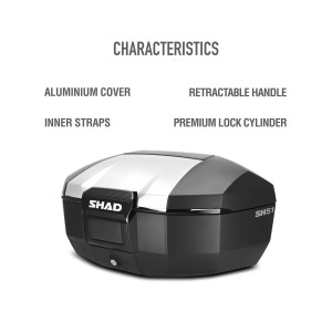 TOP CASE SH51 ALUMINIO