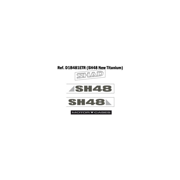 SET ADHESIVOS SH 48 GRIS OSCURO