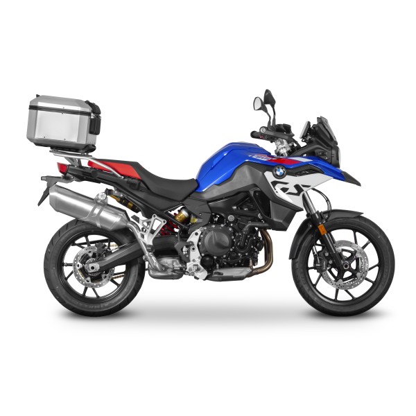 FIJACION PARA MALETA SUPERIOR BMW F750GS/F850GS COMPATIBLE CON PARRILLA DE ALUMINIO OEM BMW