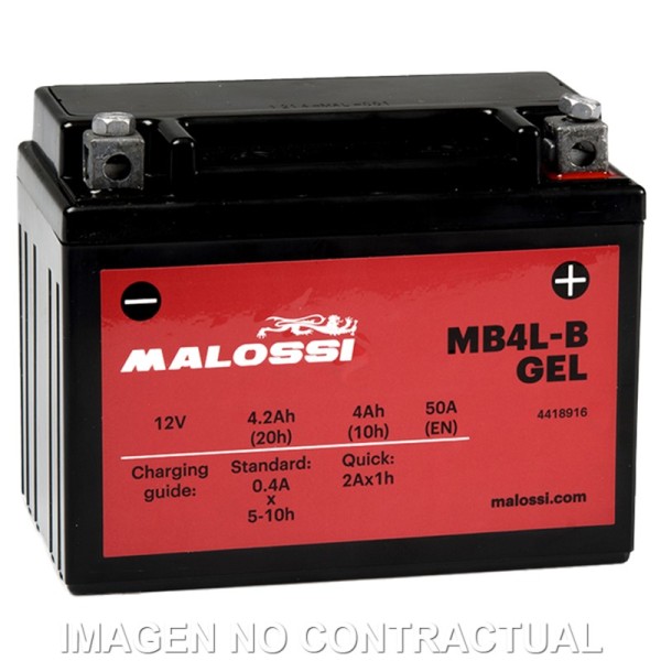 BATERÍA MALOSSI MB4L-B GEL