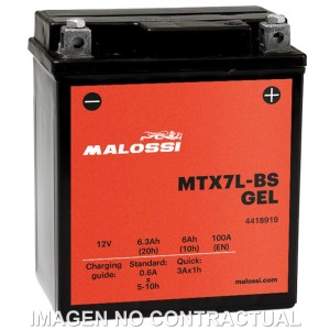 BATERIA MALOSSI MTX7L-BS GEL