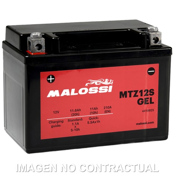 BATERÍA MALOSSI MTZ12S GEL