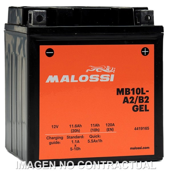 BATERIA MALOSSI MB10L-A2 / B2 GEL