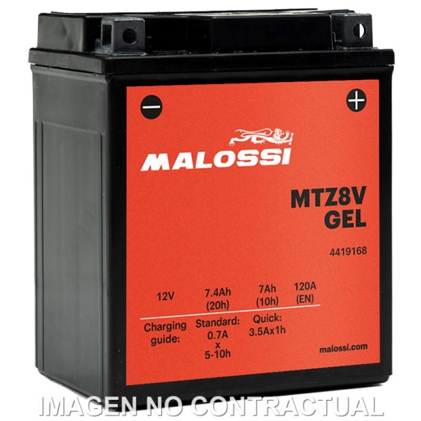 BATERIA MALOSSI MTZ8V GEL