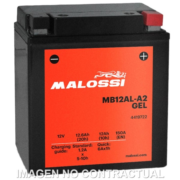 BATERIA MALOSSI MB12AL-A2 GEL