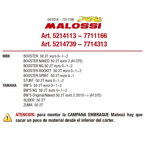 Campana Embrague Wing Clutch Minarelli