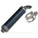 Silenciador Ø 60 aluminio para escape scooter racing MHR