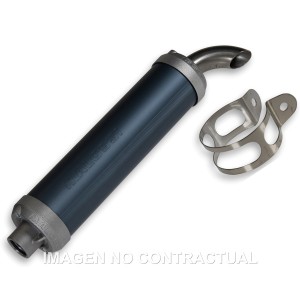 Silenciador Ø 60 aluminio para escape scooter racing MHR