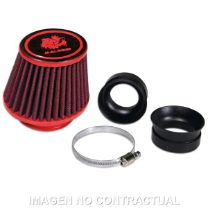 FILTRO POTENCIA MALOSSI RED FILTER E18 Ø 42/50/60 PHBH - MIKUNI - KEIHIN