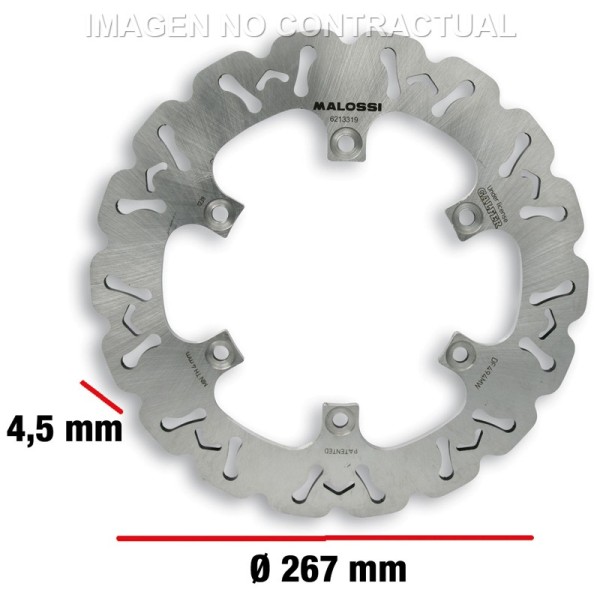 Disco Freno Malossi Whoop Disc Yamaha T-Max 500