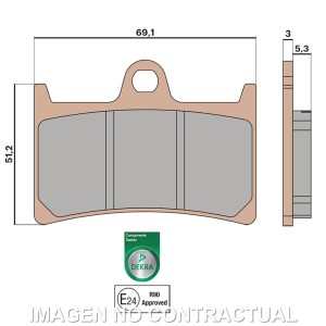 PASTILLAS FRENO MALOSSI MHR SYNT YAMAHA T-MAX 560