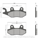 PASTILLAS FRENO MALOSSI BRAKE PADS APRILIA RS 125