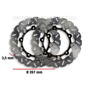 Juego discos de freno WHOPP  Yamaha T-Max 500