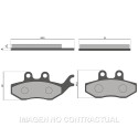PASTILLA FRENO MALOSSI BRAKE PADS TRASERA PIAGGIO MEDLEY 125