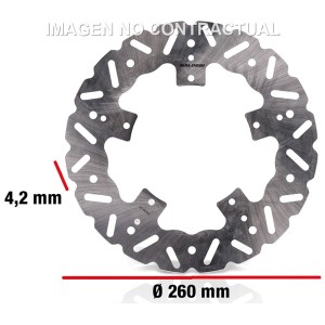 DISCO FRENO MALOSSI WOOP DISC APRILIA SR MAX 125