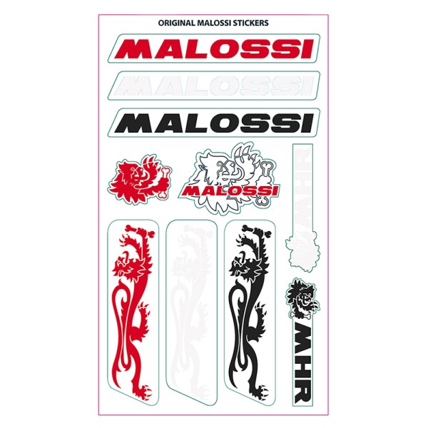 JUEGO 10 HOJAS MINI ADHESIVOS MALOSSI 8 x14 CM