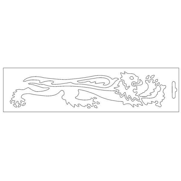 Adhesivo León Malossi Blanco Derecho 24 cmm