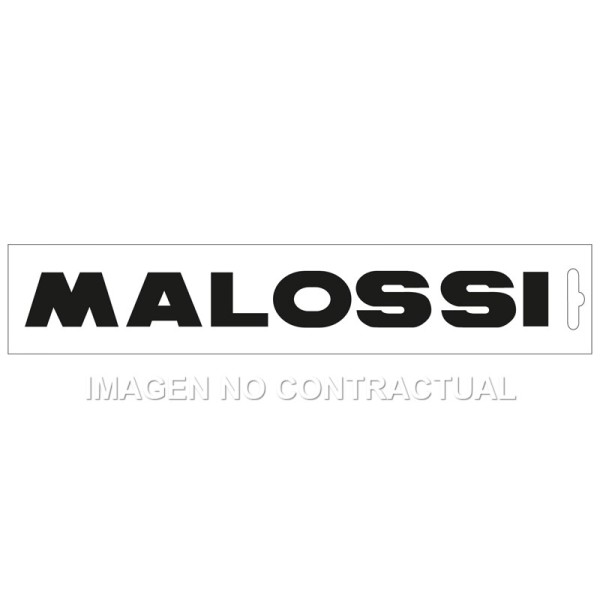 Adhesivo Malossi Negro 16,6 cm