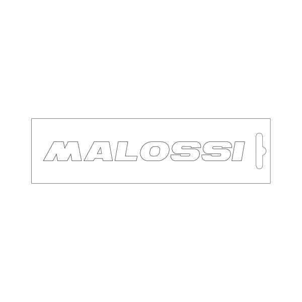ADHESIVO MALOSSI BLANCO 14 CM