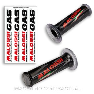 Puños Malossi negros con cierre lateral