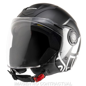 CASCO MALOSSI JET BLANCO TALLA L
