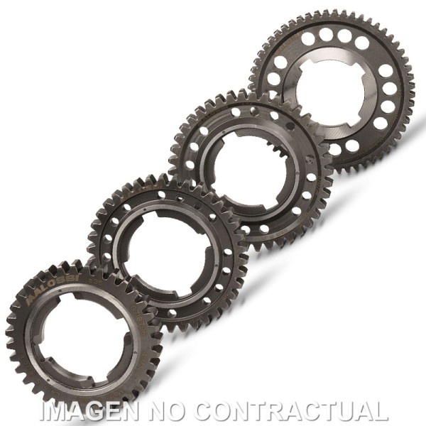 CONJUNTO RUEDAS DENTADAS MALOSSI CAMBIO VESPA PX