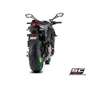 Escape SC Project para Kawasaki Z1100 - SE (2026) – CR-T titanio con malla antipiedras