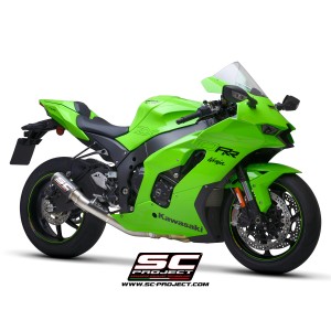 SC Project para KAWASAKI NINJA ZX-10R - RR (2021- 2024) - Escape CR-T carbono, supresor de catalizador