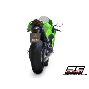 SC Project para KAWASAKI NINJA ZX-10R - RR (2021- 2024) - Escape CR-T carbono, supresor de catalizador