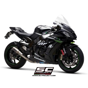 SC Project para KAWASAKI NINJA ZX-10R - RR (2016 - 2020) - Escape CR-T titanio, con supresor de catalizador