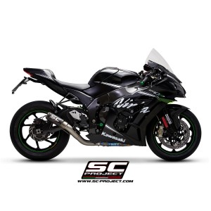 SC Project para KAWASAKI NINJA ZX-10R - RR (2016 - 2020) - Escape CR-T carbono, supresor de catalizador