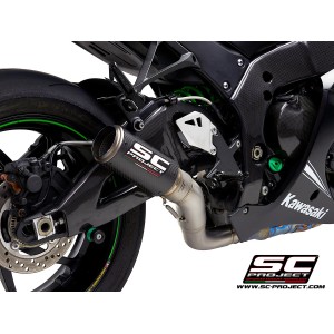 SC Project para KAWASAKI NINJA ZX-10R - RR (2016 - 2020) - Escape CR-T carbono, supresor de catalizador