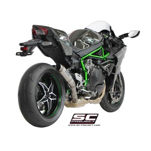 SC Project para KAWASAKI NINJA H2 (2015 - 2020) - Escape GP70-R titanio