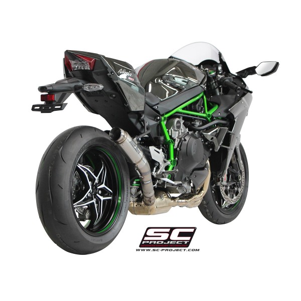 SC Project para KAWASAKI NINJA H2 (2015 - 2020) - Escape GP70-R titanio