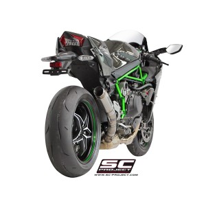 SC Project para KAWASAKI NINJA H2 (2015 - 2020) - Escape GP70-R titanio