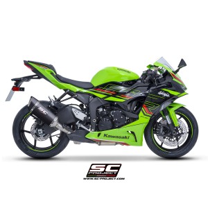 SC Project para KAWASAKI NINJA ZX-6R (2024 - 2026) - Escape SC1-R carbono