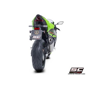 SC Project para KAWASAKI NINJA ZX-6R (2024 - 2026) - Escape SC1-R titanio
