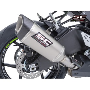 SC Project para KAWASAKI NINJA ZX-6R (2024 - 2026) - Escape SC1-R titanio