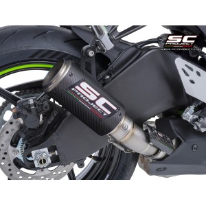 SC Project para KAWASAKI NINJA ZX-6R (2024 - 2026) - Escape CR-T carbono