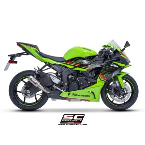 SC Project para KAWASAKI NINJA ZX-6R (2024 - 2026) - Escape CR-T titanio