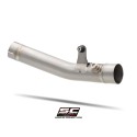 SC Project para KAWASAKI NINJA ZX-6R (2024 - 2026) - Tubo de enlace central titanio, compatible gama específica SC-Project