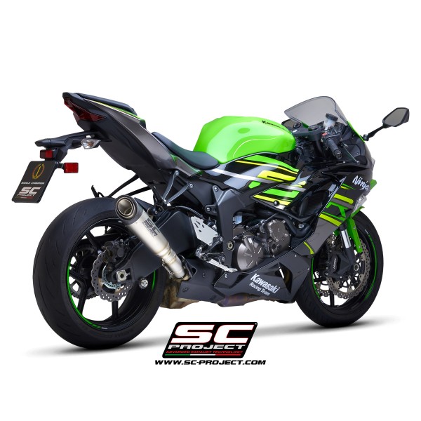 SC Project para KAWASAKI NINJA ZX-6R 636 (2019 - 2021) - Escape S1 titanio